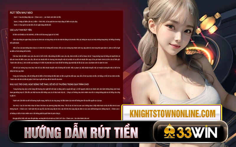 Rút tiền 33Win